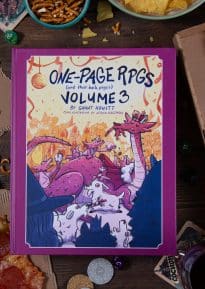 One-page RPGs Volume 3 cover