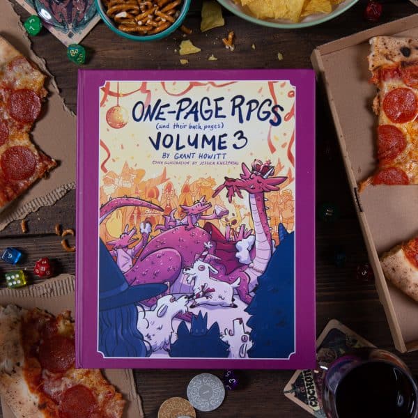 One-page RPGs Volume 3 cover