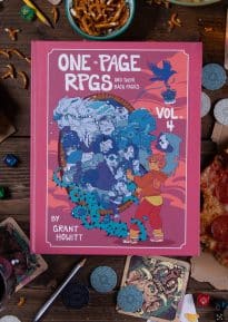 One-page RPGs Volume 4 cover