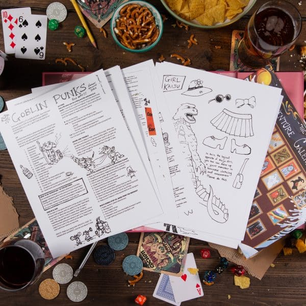 One-page RPGs Volume 4 inner