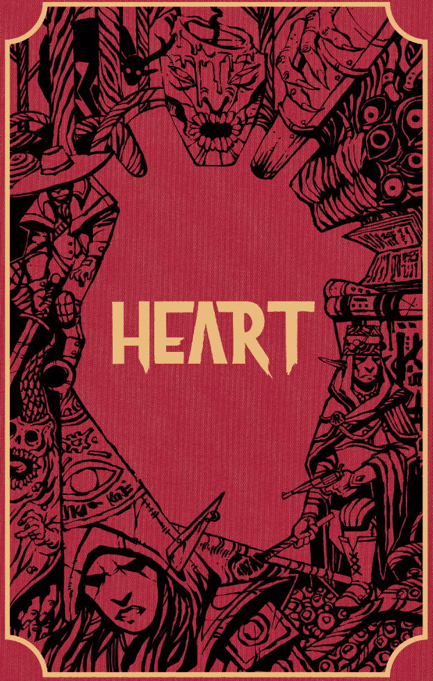 Heart: The City Beneath RPG - Rowan, Rook and Decard