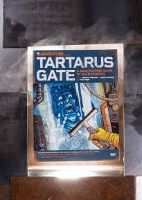 Tartarus Gate front cover with smoke and metal © SHAW STUDIO