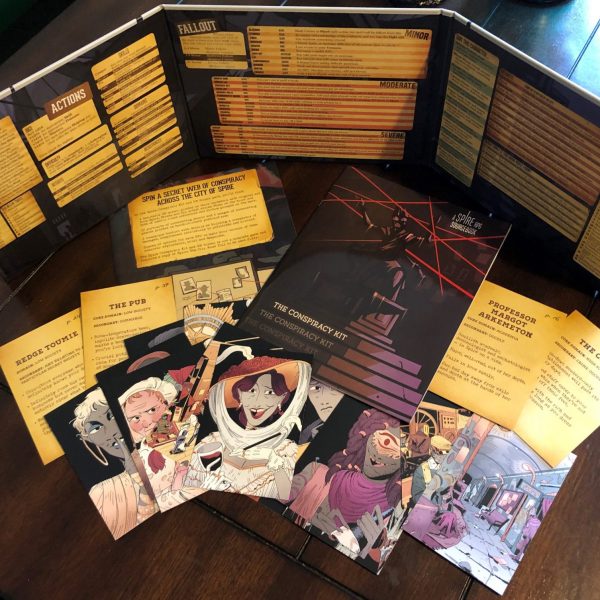 Spire GM Screen and Conspiracy Kit