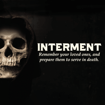 Interment cover square