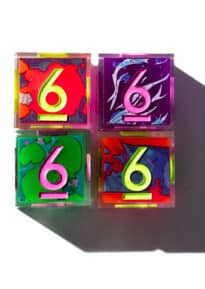 Neon Rot Dispel dice