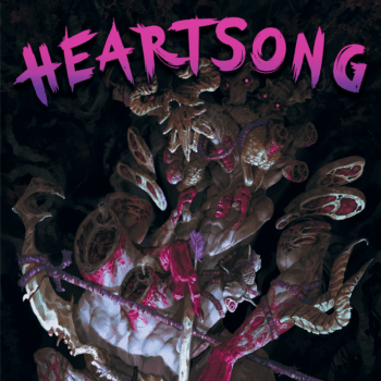 Heartsong thumbnail showing a throbbing purple-tinged heart